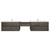 Kingdee 126" Floating Vanity & Makeup Table Set (48+30+48)   Kingdee 126" Floating Vanity & Makeup Table Set (48+30+48)