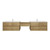 Kingdee 126" Floating Vanity & Makeup Table Set (48+30+48)   Kingdee 126" Floating Vanity & Makeup Table Set (48+30+48)