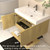 Stella 36" Fluted Floating Bathroom Vanity with Reinforced Acrylic Sink   Stella 36" Fluted Floating Bathroom Vanity with Reinforced Acrylic Sink