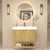 Stella 36" Fluted Floating Bathroom Vanity with Reinforced Acrylic Sink   Stella 36" Fluted Floating Bathroom Vanity with Reinforced Acrylic Sink