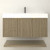  Stella 42" Fluted Floating Bathroom Vanity with Reinforced Acrylic Sink (Right Side) 