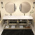 Stella 84" Fluted Floating Bathroom Vanity with Reinforced Acrylic Double Sink   Stella 84" Fluted Floating Bathroom Vanity with Reinforced Acrylic Double Sink