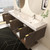 Stella 84" Fluted Floating Bathroom Vanity with Reinforced Acrylic Double Sink   Stella 84" Fluted Floating Bathroom Vanity with Reinforced Acrylic Double Sink
