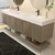 Stella 84" Fluted Floating Bathroom Vanity with Reinforced Acrylic Double Sink   Stella 84" Fluted Floating Bathroom Vanity with Reinforced Acrylic Double Sink