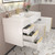 Milana 42" Floating Bathroom Vanity with Reinforced Acrylic Sink in Gloss White | Left Side Drawers   Milana 42" Floating Bathroom Vanity with Reinforced Acrylic Sink in Gloss White | Left Side Drawers