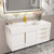 Milana 48" Floating Bathroom Vanity with Reinforced Acrylic Sink in Gloss White   Milana 48" Floating Bathroom Vanity with Reinforced Acrylic Sink in Gloss White