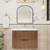 Celine 30" Fluted Floating Bathroom Vanity with Reinforced Acrylic Sink   Celine 30" Fluted Floating Bathroom Vanity with Reinforced Acrylic Sink