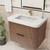 Celine 30" Fluted Floating Bathroom Vanity with Reinforced Acrylic Sink   Celine 30" Fluted Floating Bathroom Vanity with Reinforced Acrylic Sink