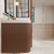 Celine 36" Fluted Floating Bathroom Vanity with Reinforced Acrylic Sink   Celine 36" Fluted Floating Bathroom Vanity with Reinforced Acrylic Sink