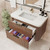 Celine 36" Fluted Floating Bathroom Vanity with Reinforced Acrylic Sink   Celine 36" Fluted Floating Bathroom Vanity with Reinforced Acrylic Sink
