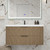  Celine 42" Fluted Floating Bathroom Vanity with Reinforced Acrylic Sink 