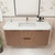 Celine 48" Fluted Floating Bathroom Vanity with Reinforced Acrylic Sink   Celine 48" Fluted Floating Bathroom Vanity with Reinforced Acrylic Sink