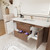 Celine 60" Fluted Floating Bathroom Vanity with Reinforced Acrylic Single Sink   Celine 60" Fluted Floating Bathroom Vanity with Reinforced Acrylic Single Sink
