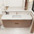 Celine 60" Fluted Floating Bathroom Vanity with Reinforced Acrylic Single Sink   Celine 60" Fluted Floating Bathroom Vanity with Reinforced Acrylic Single Sink