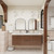 Celine 60" Fluted Floating Bathroom Vanity with Reinforced Acrylic Double Sink   Celine 60" Fluted Floating Bathroom Vanity with Reinforced Acrylic Double Sink