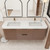 Celine 60" Fluted Floating Bathroom Vanity with Reinforced Acrylic Double Sink   Celine 60" Fluted Floating Bathroom Vanity with Reinforced Acrylic Double Sink
