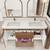 Celine 60" Fluted Floating Bathroom Vanity with Reinforced Acrylic Double Sink   Celine 60" Fluted Floating Bathroom Vanity with Reinforced Acrylic Double Sink