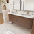 Celine 60" Fluted Floating Bathroom Vanity with Reinforced Acrylic Double Sink   Celine 60" Fluted Floating Bathroom Vanity with Reinforced Acrylic Double Sink