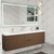  Celine 72" Fluted Floating Bathroom Vanity with Reinforced Acrylic Double Sink 