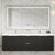  Celine 72" Fluted Floating Bathroom Vanity with Reinforced Acrylic Double Sink 