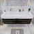 Bethany 60’’ Floating Art Deco Bathroom Vanity Set with Reinforced Acrylic Double Vanity Double Sink Top   Bethany 60’’ Floating Art Deco Bathroom Vanity Set with Reinforced Acrylic Double Vanity Double Sink Top