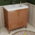  NCS 30" Louvered Freestanding Bathroom Vanity with Acrylic Sink 
