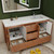  NCS 60" Louvered Freestanding Bathroom Vanity with Acrylic Single Right Side Sink 