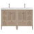  NCS 72" Louvered Freestanding Bathroom Vanity with Acrylic Double Sink 