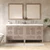  NCS 72" Louvered Freestanding Bathroom Vanity with Acrylic Double Sink 