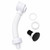  Flexible Sink Drain Kit with Pop-Up Stopper, Expandable Hose up to 35", Space-Saving Bathroom Vanity Drain Assembly 