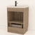 BELLA Bella 24" Freestanding Bathroom Vanity with Sink Top 