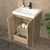 BELLA Bella 24" Freestanding Bathroom Vanity with Sink Top 