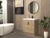 BELLA Bella 30" Freestanding Bathroom Vanity with Sink Top 