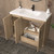 BELLA Bella 42" Freestanding Bathroom Vanity with Sink Top | Right Side Drawers 