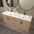BELLA Bella 72" Freestanding Bathroom Vanity with Double Sink Top 