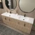 BELLA Bella 84" Freestanding Bathroom Vanity with Double Sink Top 