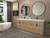 BELLA Bella 84" Freestanding Bathroom Vanity with Double Sink Top 
