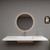 NB Rectangular Rounded Basin Single Sink Top 60" Inches by Moreno Bath Bathroom Vanities V1