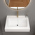 LB 24" Inch Sink Top for Bathroom Vanity in White - 4" Thick Sink Top by Moreno Bath Bathroom Vanities V2