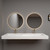 LB 60" Inch Double Sink Top for Bathroom Vanity in White - 4" Thick Sink Top with Rectangular Rounded Basin by Moreno Bath Bathroom Vanities V1