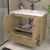  Nova 36" Freestanding Bathroom Vanity with Sink Top 