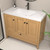 Nova 42" Freestanding Bathroom Vanity with Sink Top 