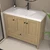  Nova 42" Freestanding Bathroom Vanity with Sink Top 