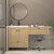  Nova 60" Freestanding Bathroom Vanity with Sink Top and Floating Makeup Counter Table 