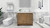Dolce 42” Bath Vanity with Left Side Drawers and Reinforced Acrylic Sink   Dolce 42” Bath Vanity with Left Side Drawers and Reinforced Acrylic Sink