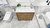 Dolce 42” Bath Vanity with Left Side Drawers and Reinforced Acrylic Sink   Dolce 42” Bath Vanity with Left Side Drawers and Reinforced Acrylic Sink
