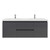 Bohemia lina 60" Wall Mounted Vanity with Double Reinforced Acrylic Sinks   Bohemia lina 60" Wall Mounted Vanity with Double Reinforced Acrylic Sinks