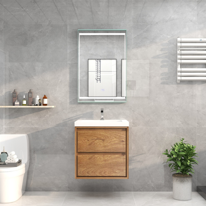  Sage 24" Wall Mounted Modern Vanity 