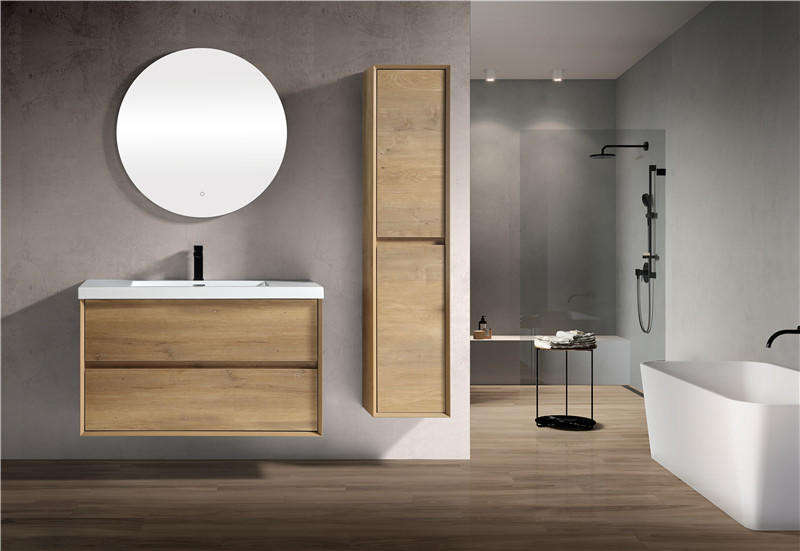 Kingdee 42'' Wall Mounted Vanity With Acrylic top   Kingdee 42'' Wall Mounted Vanity With Acrylic top