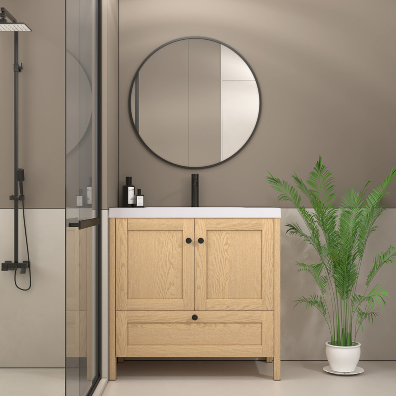  Nova 36" Freestanding Bathroom Vanity with Sink Top 